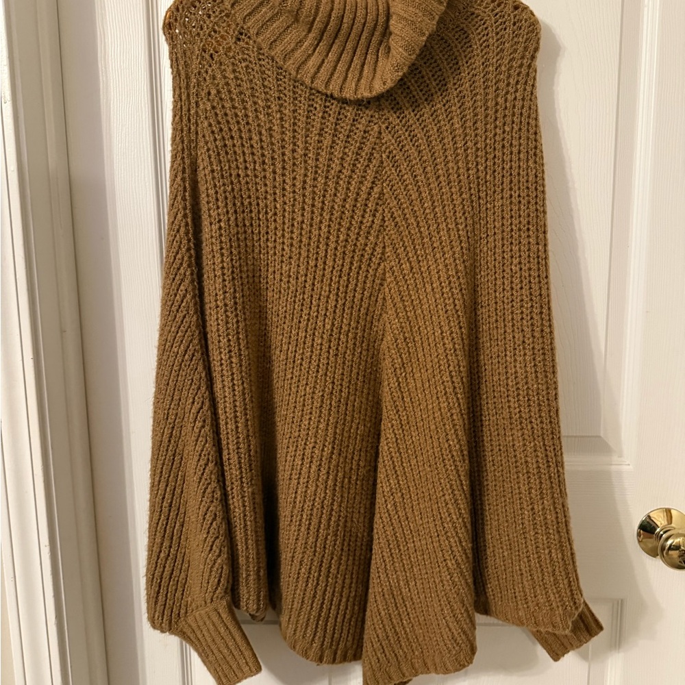 Torrid Tan Cowl Neck Sweater - Picture 4 of 5
